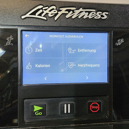Cardio equipment set 8 pieces from Life Fitness, Integrity X, new models, 2 treadmills, 2 cross trainers, 2 ergometers and 2 recumbents etc., used - refurbished condition