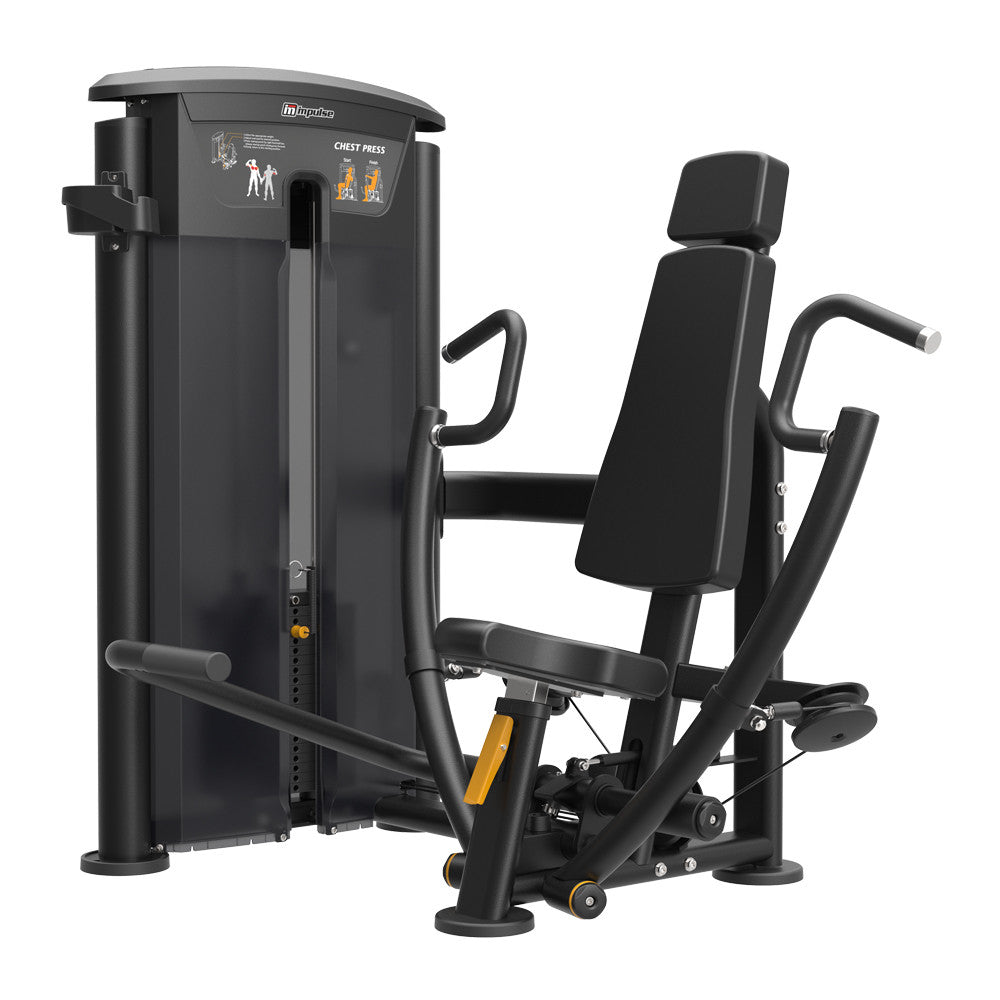 Impulse Fitness Butterfly IT9504 Pectoral Fly, 90kg Gewichtsblock, Black Edition