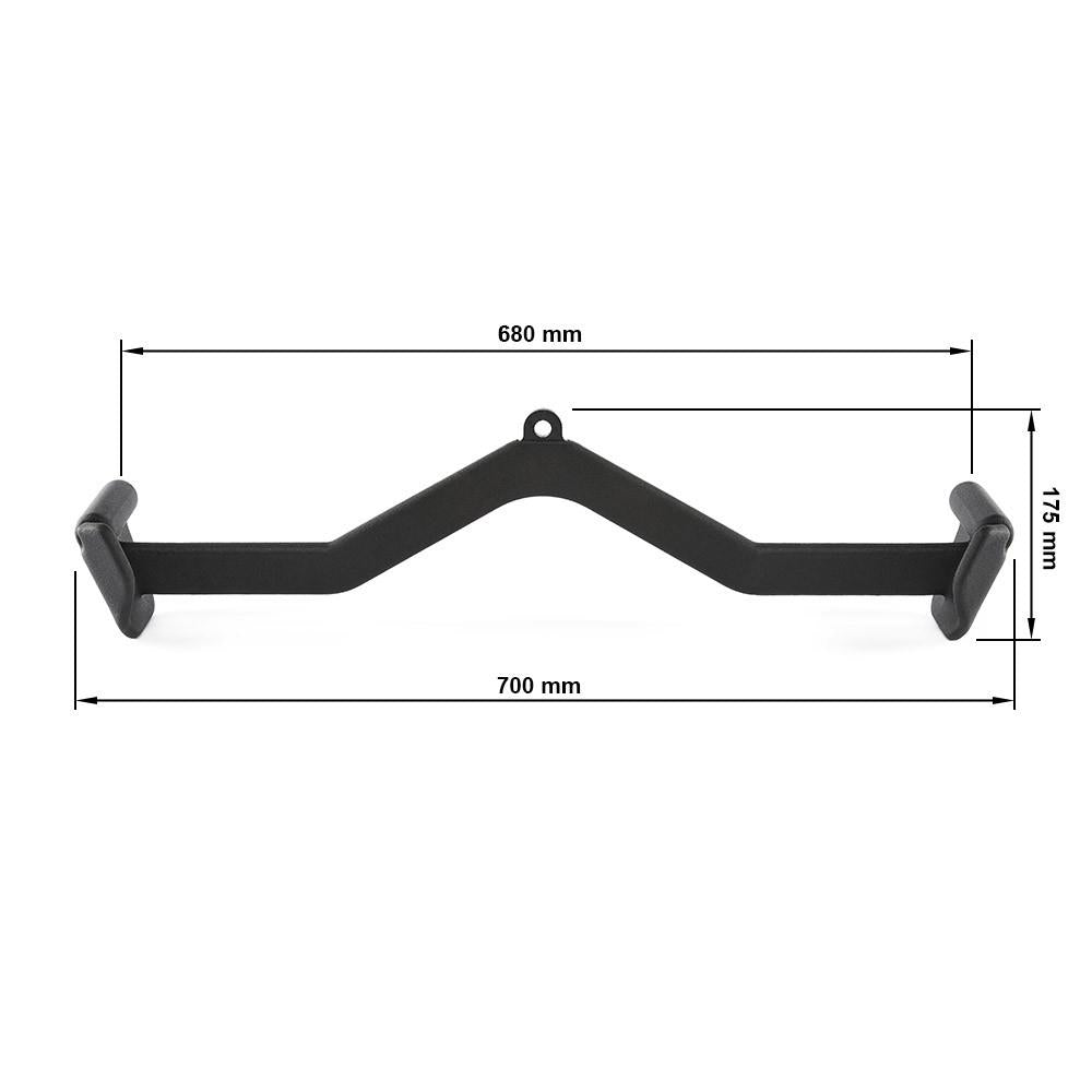 Latzug Griff -  70 cm Griffweite - Handgelenksachse inside