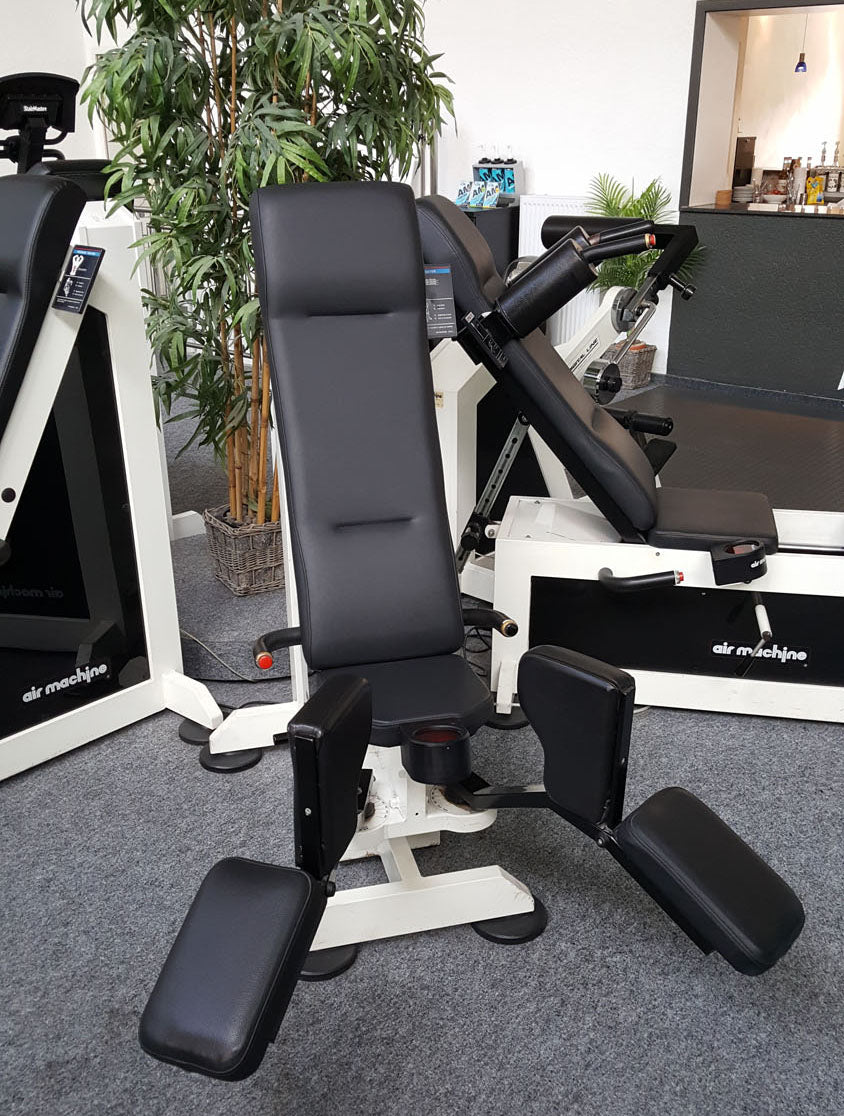 Air Machine Circuit, 14 fitness devices with resistance via air pressure including compressor, similar to hydraulics, used at a special price