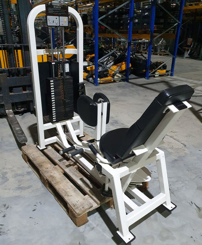 Life Fitness Adduktorenmaschine, Hip Adductor - Rahmen Weiß, Polster Schwarz, gebraucht - überholter Zustand