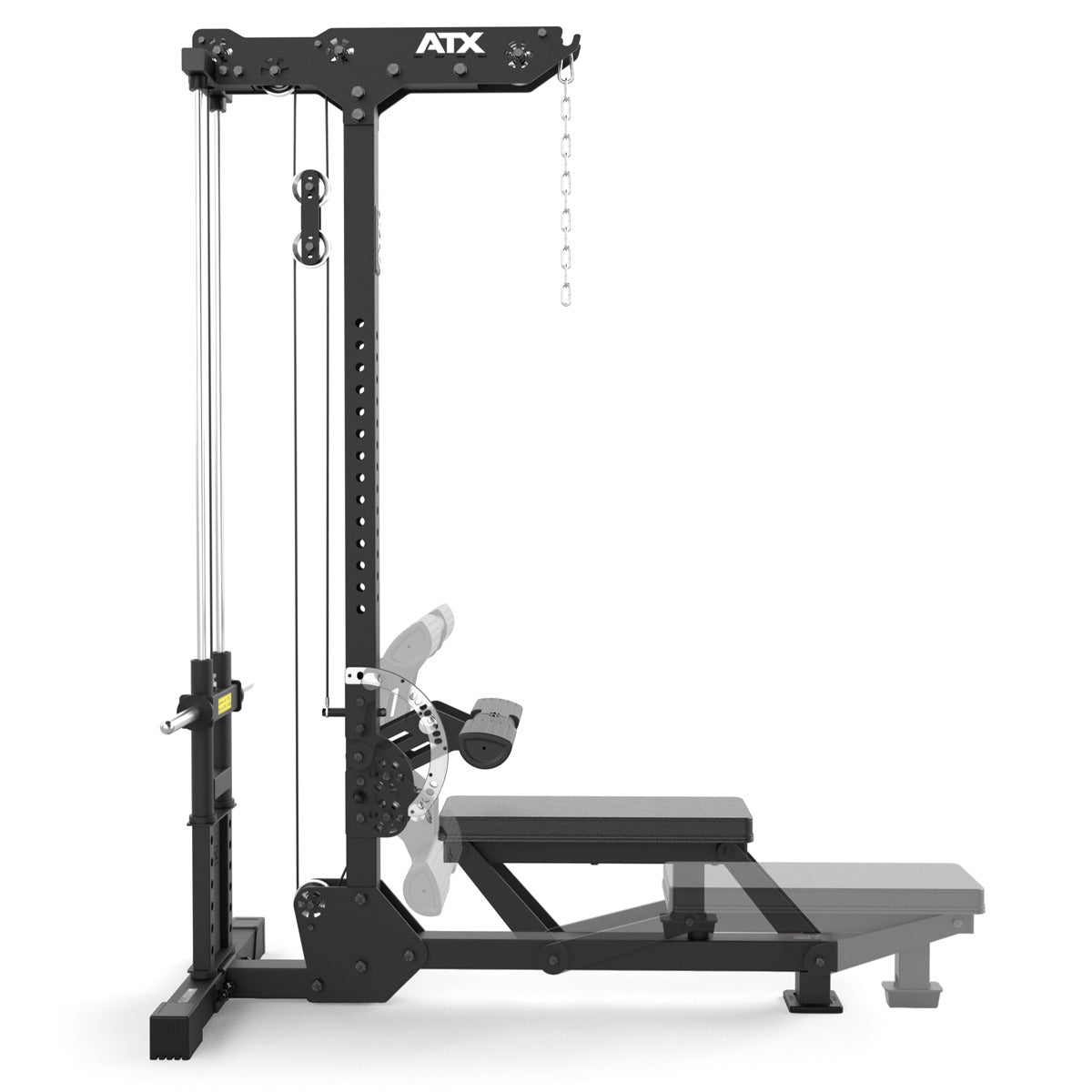 ATX Lat Pulldown and Seated Row for Plate Weights