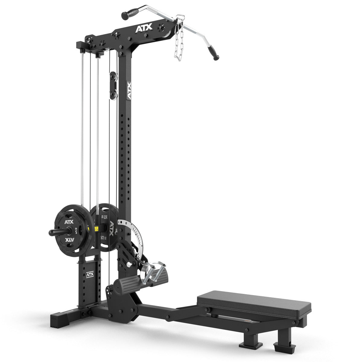 ATX Lat Pulldown and Seated Row for Plate Weights