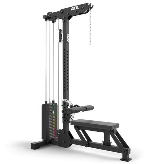 ATX Lat Pulldown and Seated Row LMSW-700 - 115 kg Selectorized Weight Stack