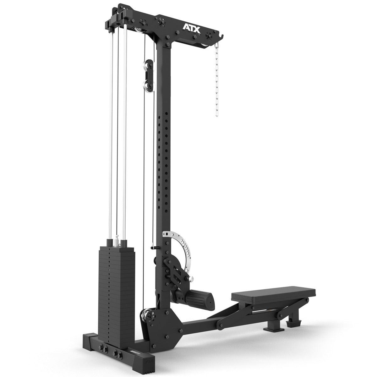 ATX Lat Pulldown and Seated Row LMSW-700 - 115 kg Selectorized Weight Stack