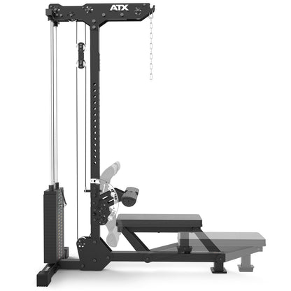 ATX Lat Pulldown and Seated Row LMSW-700 - 115 kg Selectorized Weight Stack