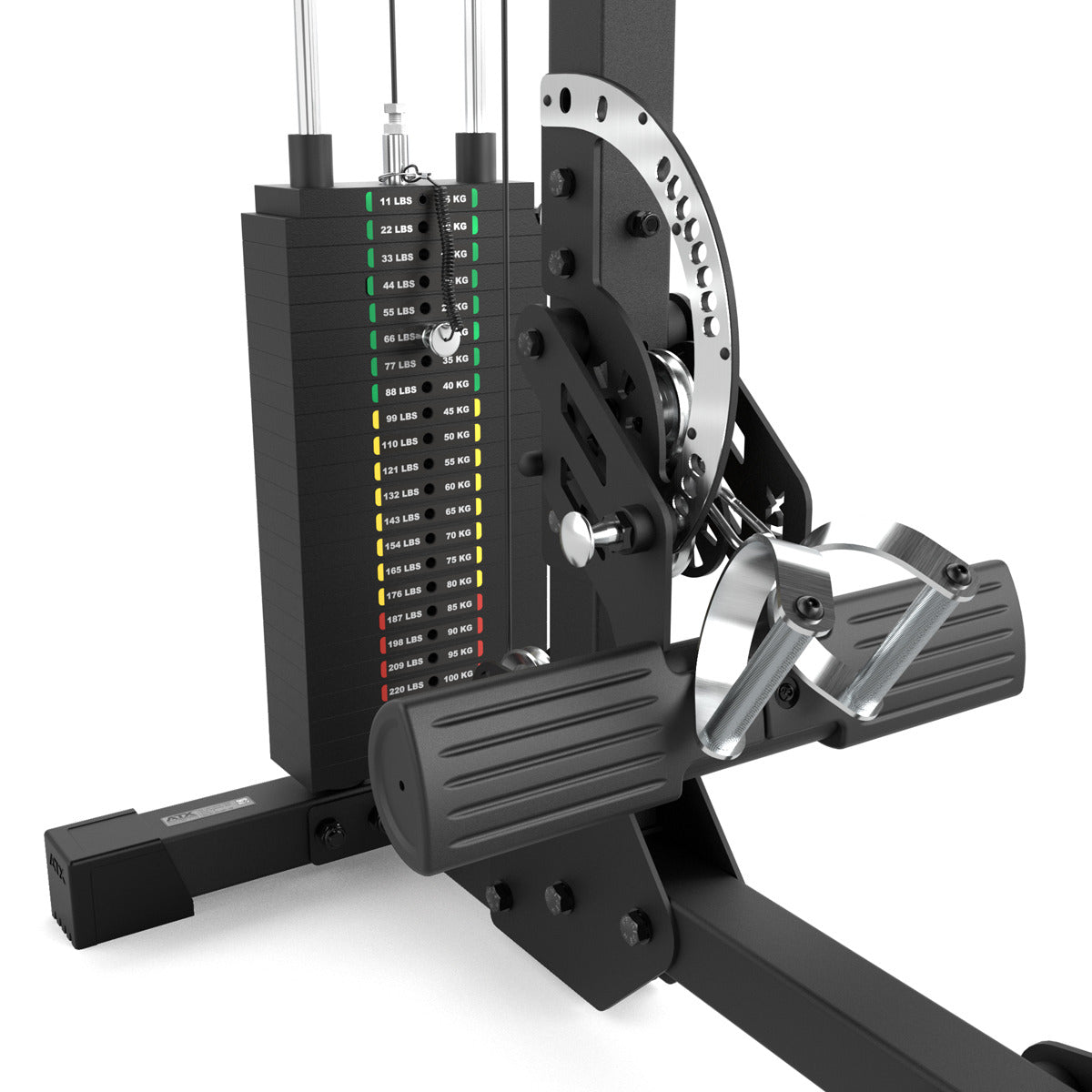 ATX Lat Pulldown and Seated Row LMSW-700 - 115 kg Selectorized Weight Stack