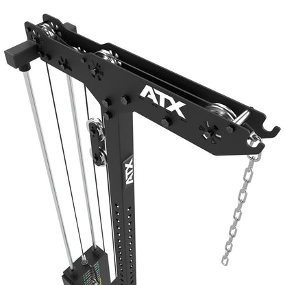 ATX Lat Pulldown and Seated Row LMSW-700 - 115 kg Selectorized Weight Stack