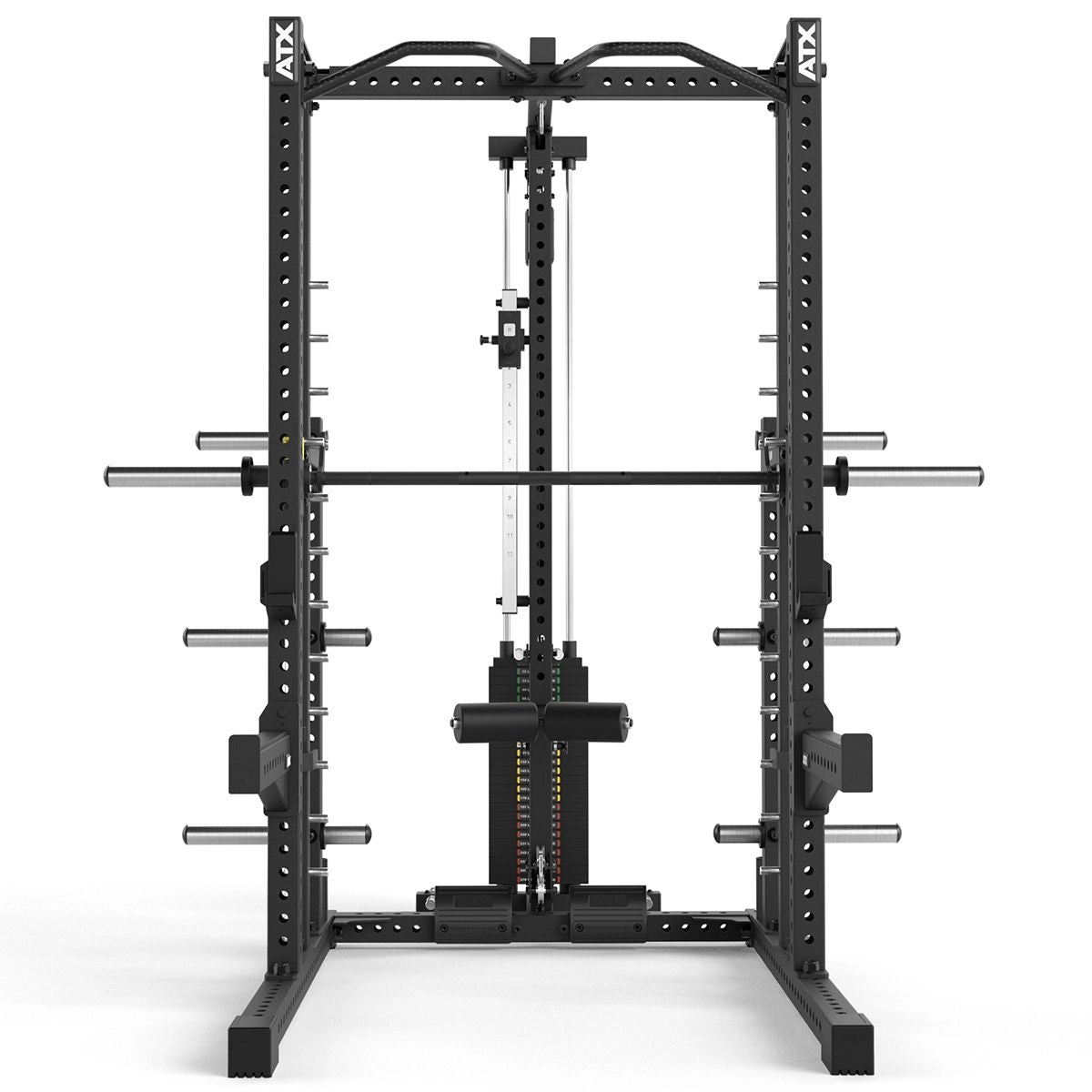 ATX Multipresse-Rack MPX-780 Komplettstation mit Latzugstation - 125 kg Steckgewichte