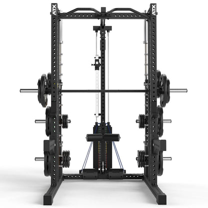 ATX Multipresse-Rack MPX-780 Komplettstation mit Latzugstation - 125 kg Steckgewichte
