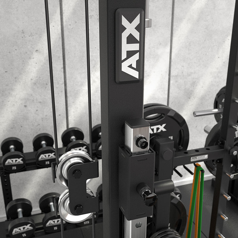 ATX Multipresse-Rack MPX-780 Komplettstation mit Latzugstation - 125 kg Steckgewichte