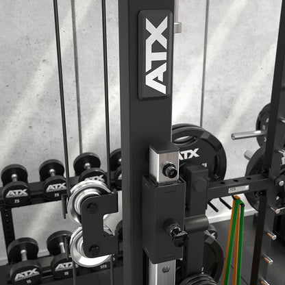 ATX Multipresse-Rack MPX-780 Komplettstation mit Latzugstation - 125 kg Steckgewichte