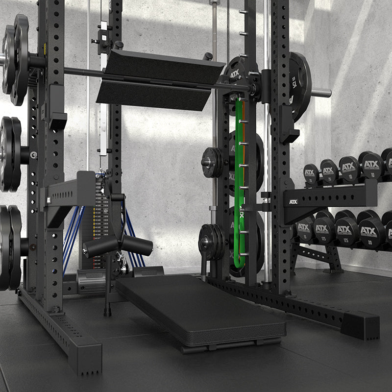 ATX Multipresse-Rack MPX-780 Komplettstation mit Latzugstation - 125 kg Steckgewichte