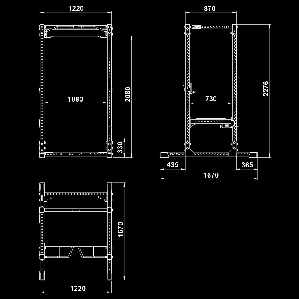 ATX Power Rack PRX-780 2.0