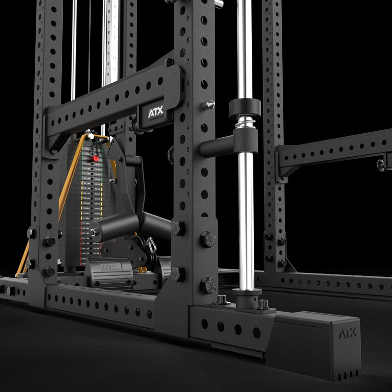 ATX Power Rack 780 2.0 with Lat Pulldown - 125kg Pin-Loaded Weight Stack & Multi Press