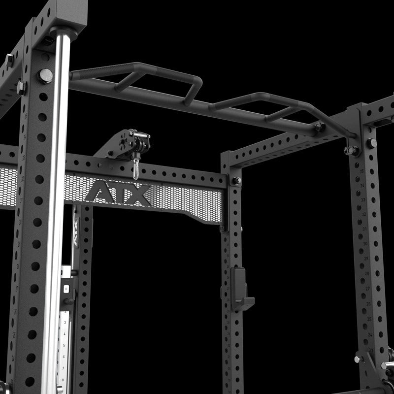 ATX Power Rack 780 2.0 with Lat Pulldown - 125kg Pin-Loaded Weight Stack & Multi Press