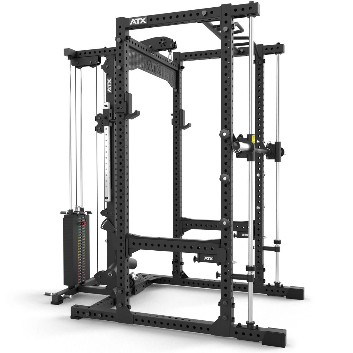 ATX Power Rack 780 2.0 with Lat Pulldown - 125kg Pin-Loaded Weight Stack & Multi Press