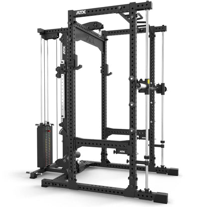 ATX Power Rack 780 2.0 with Lat Pulldown - 125kg Pin-Loaded Weight Stack & Multi Press