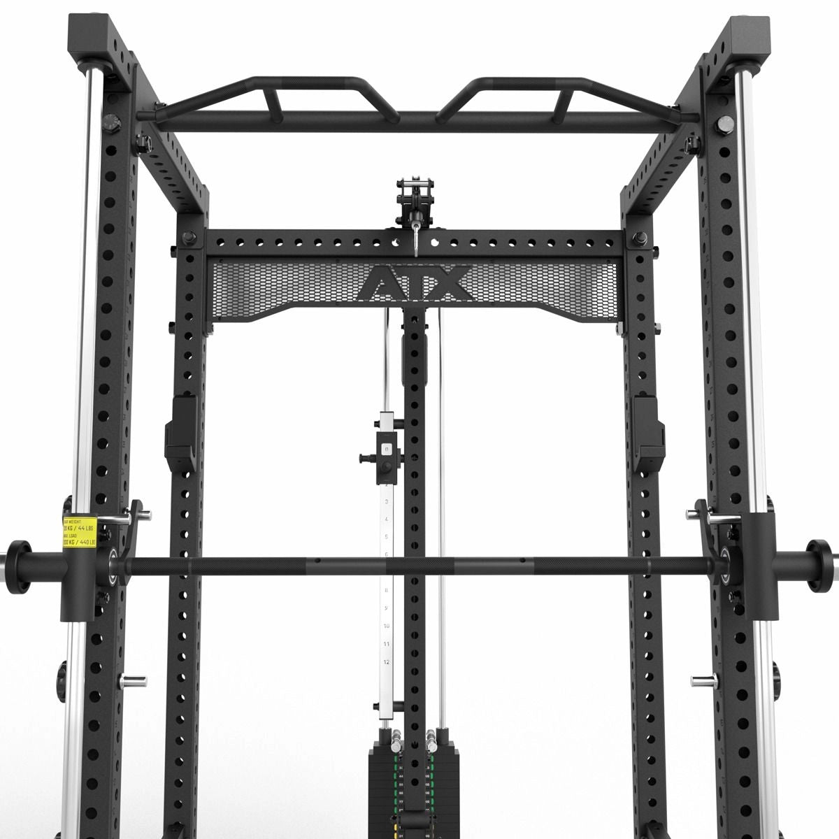 ATX Power Rack 780 2.0 with Lat Pulldown - 125kg Pin-Loaded Weight Stack & Multi Press
