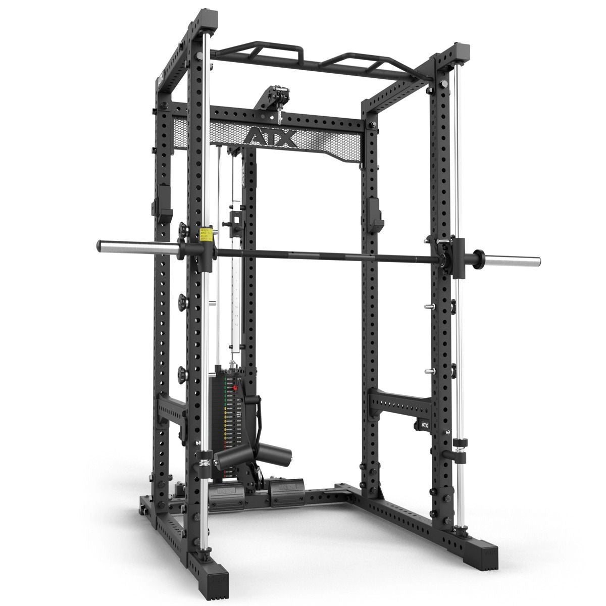 ATX Power Rack 780 2.0 with Lat Pulldown - 125kg Pin-Loaded Weight Stack & Multi Press