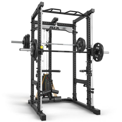 ATX Power Rack 780 2.0 with Lat Pulldown - 125kg Pin-Loaded Weight Stack & Multi Press