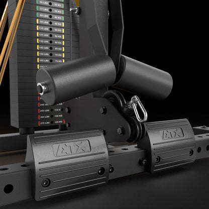 ATX Power Rack 780 2.0 with Lat Pulldown - 125kg Pin-Loaded Weight Stack & Multi Press