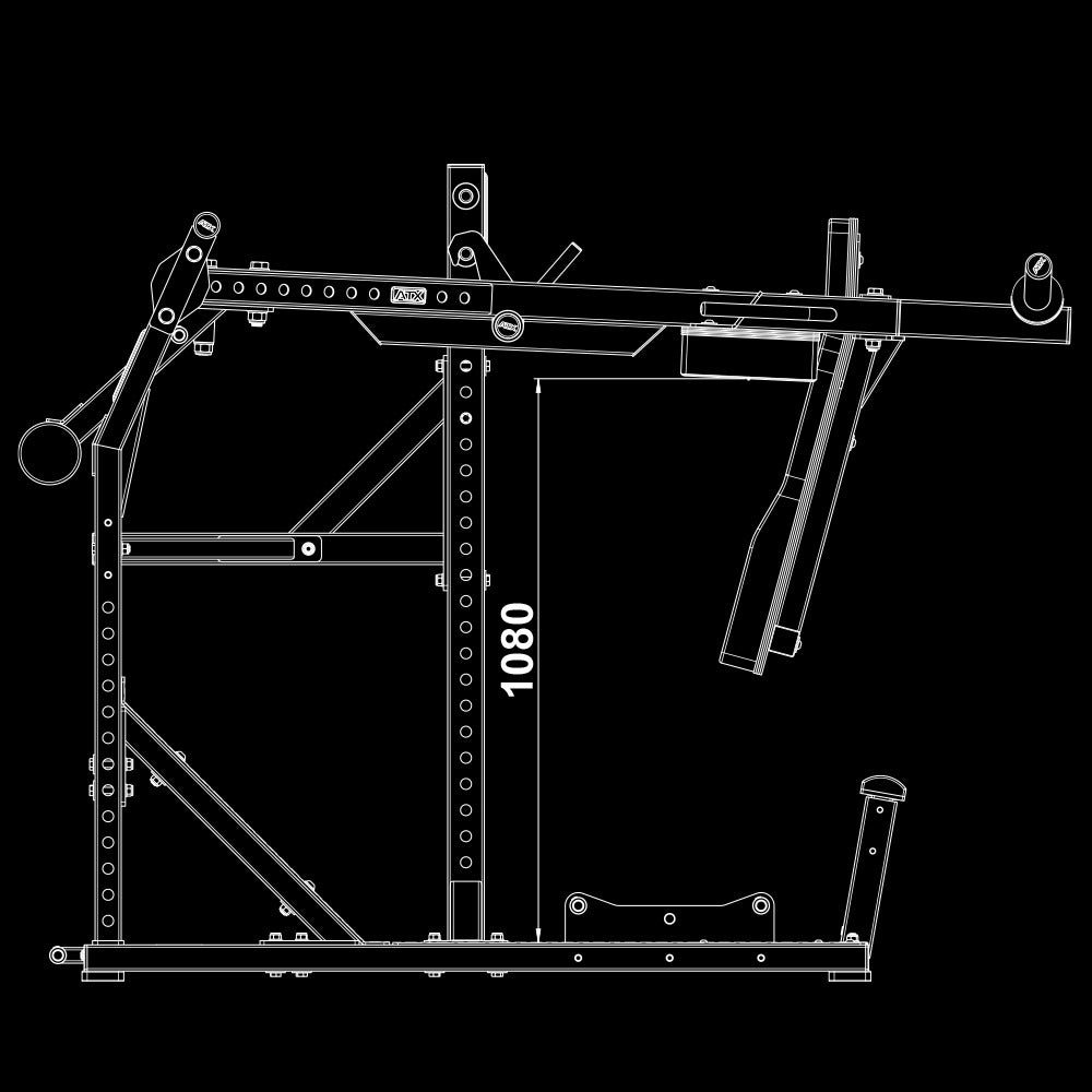 ATX Kniebeugemaschine - Pendulum Squat
