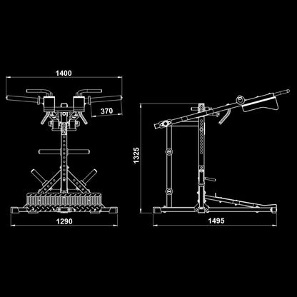 ATX Kniebeugen-Wadenmaschine / Viking Press 3 in1