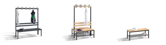 Sitzbänke, 150cm lang, gebraucht