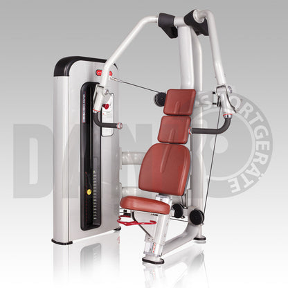 Danksport S-Line strength training equipment, equipment park with approximately 22 fitness machines and accessories, color silver, upholstery brown - New equipment / exhibition equipment