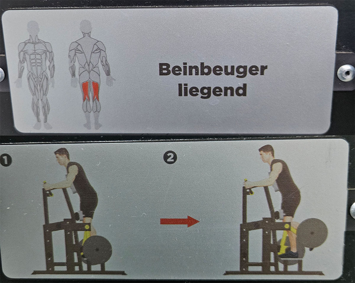 Master Sport Plate loaded Set, 14 Kraftgeräte, Farbe Schwarz/Anthrazit und Gelb, gebraucht - geprüfter Zustand