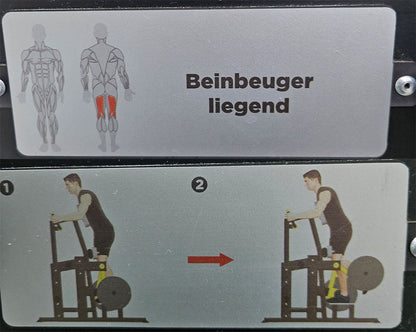 Master Sport Plate loaded Set, 14 Kraftgeräte, Farbe Schwarz/Anthrazit und Gelb, gebraucht - geprüfter Zustand