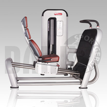 Aehnlich Star Trac, TechnoGym oder Gym80 - Danksport S-Line Gerätepark - 30 Kraftgeräte & Zubehör, Neue Geräte, Farbe Silber, Polster Braun