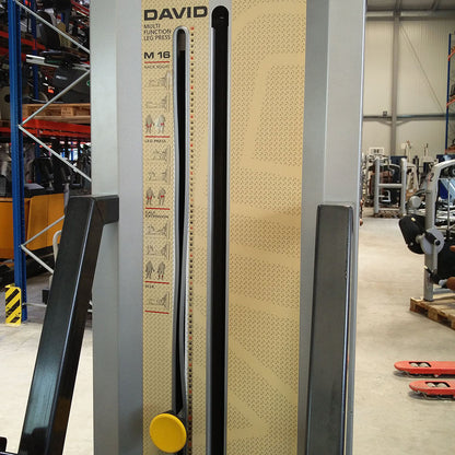David Kraftgerätepark, 11 Fitnessgeräte, Weiß, gebraucht