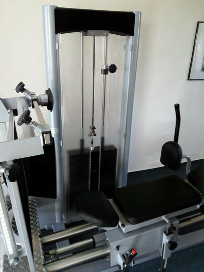 Physio&amp;Sports functional press, MPG, rehab, adjustable leg press, Pro Line, silver, used - refurbished condition