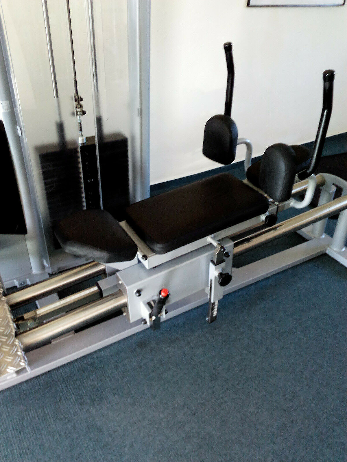 Physio&amp;Sports functional press, MPG, rehab, adjustable leg press, Pro Line, silver, used - refurbished condition