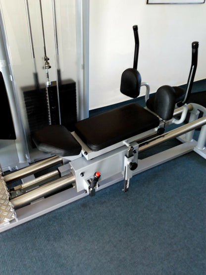 Physio&amp;Sports functional press, MPG, rehab, adjustable leg press, Pro Line, silver, used - refurbished condition