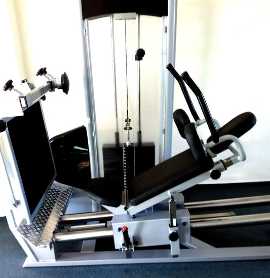 Physio&Sports Funktionsstemme, MPG, Reha, Beinpresse verstellbar, Pro Line, Silber, gebraucht - überholter Zustand