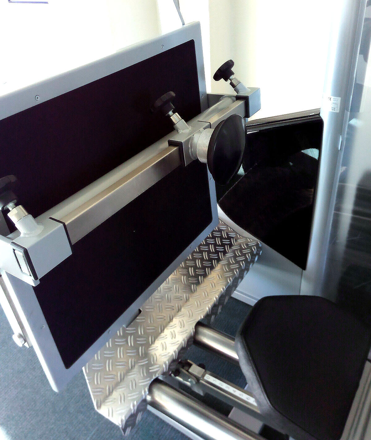 Physio&amp;Sports functional press, MPG, rehab, adjustable leg press, Pro Line, silver, used - refurbished condition