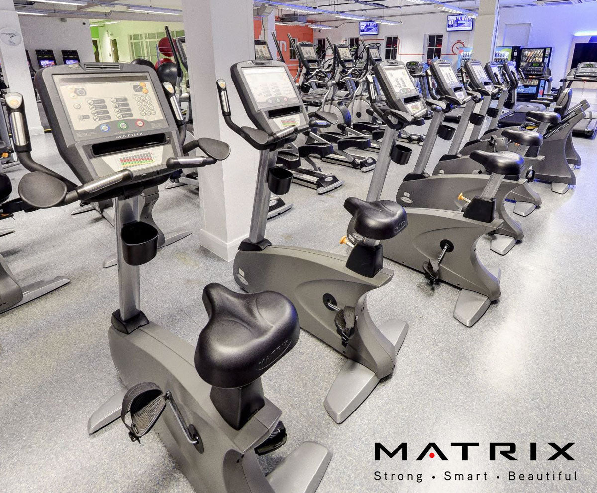 Matrix Cardiogerätepark, 9 Geräte, Laufbänder, Crosstrainer, Ergometer, Stepper etc, neue Modelle, T5x - E5x - U5x - R5x, S5x, gebraucht, überholter Zustand