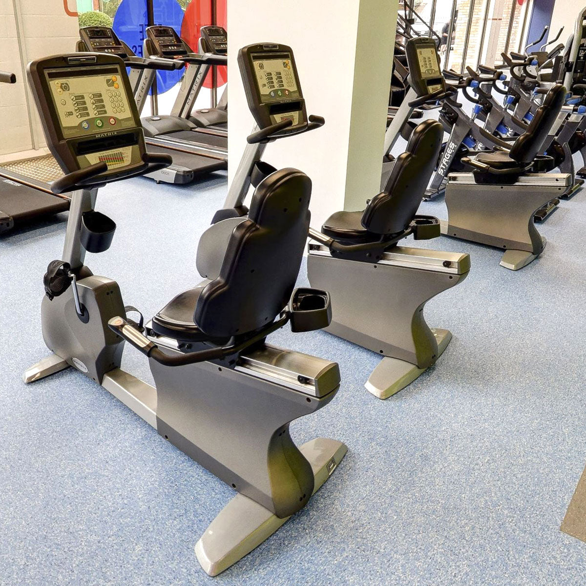 Matrix R5x Recumbent Cycle, Liegeergometer, Neues Modell, gebraucht - überholter Zustand