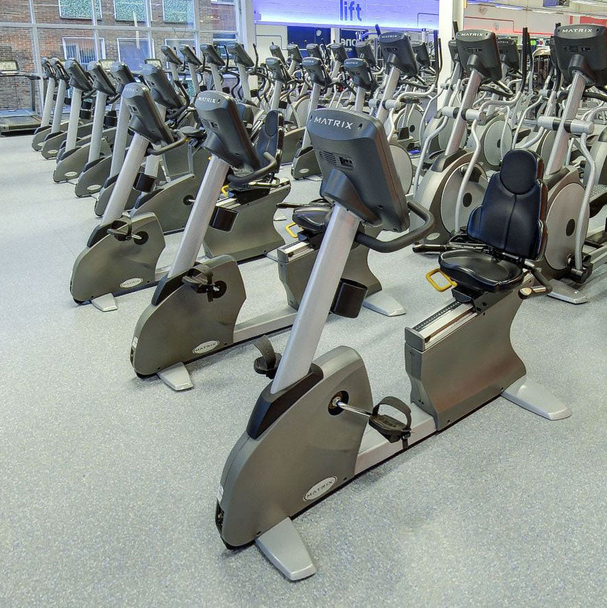 Matrix R5x Recumbent Cycle, Liegeergometer, Neues Modell, gebraucht - überholter Zustand