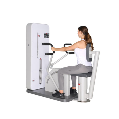Dynamed Brustpresse / Rudermaschine Kombi, Medical Pro, 2 in 1 Kombimaschine