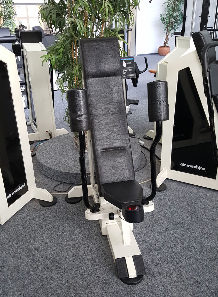 Air Machine Circuit, 14 fitness devices with resistance via air pressure including compressor, similar to hydraulics, used at a special price