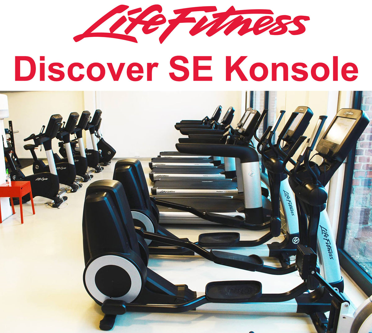 Life Fitness 18 Stk. Cardiogeräte Set, Discover SE Konsolen, Touch, gebraucht - überholter Zustand!