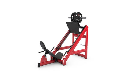 Gym80 Leg Press, 45 Grad Beinpresse, Plate loaded, Sygnum Series, Rahmenfarbe Silber, Polsterfarbe Schwarz, gebrauchter - überholter Zustand