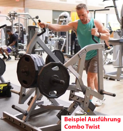 Ground Base Combo Twist - Plate loaded Kraftgerät, Hammer Strength Nachbau, gebraucht - geprüfter Zustand