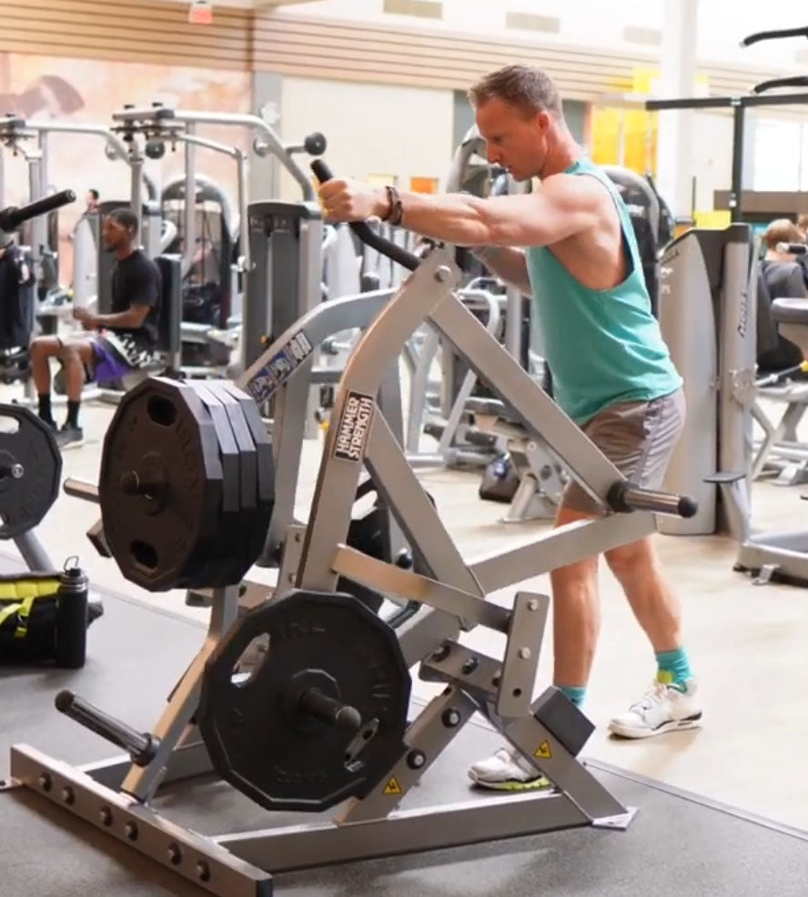 Ground Base Combo Twist - Plate loaded Kraftgerät, Hammer Strength Nachbau, gebraucht - geprüfter Zustand