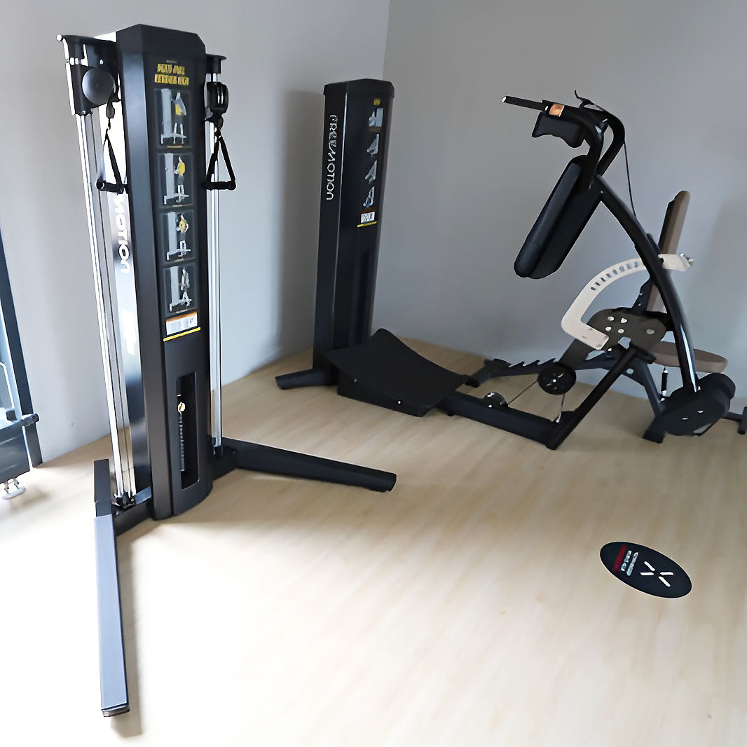 Freemotion Genesis Kraftgeräte Set, 10 Bilaterale Kabelzug Fitnessgeräte, Baujahr 2019 und 2020 - auch als Zirkel nutzbar, Made in USA - gebraucht - Neuwertiger Zustand