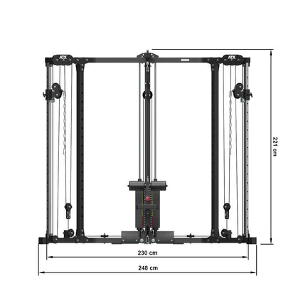 ATX Latzug - Cable Cross Zugstation - Cable Pull Corner Station